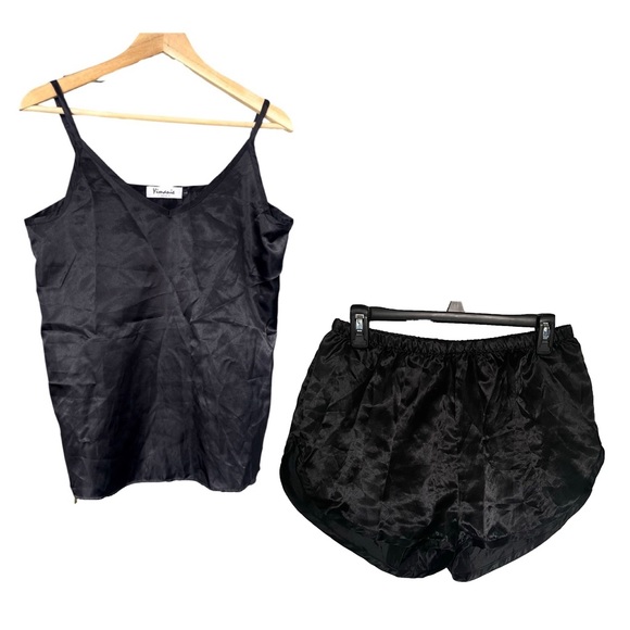 2 Pcs Tank Top & Short Cami set main image 1